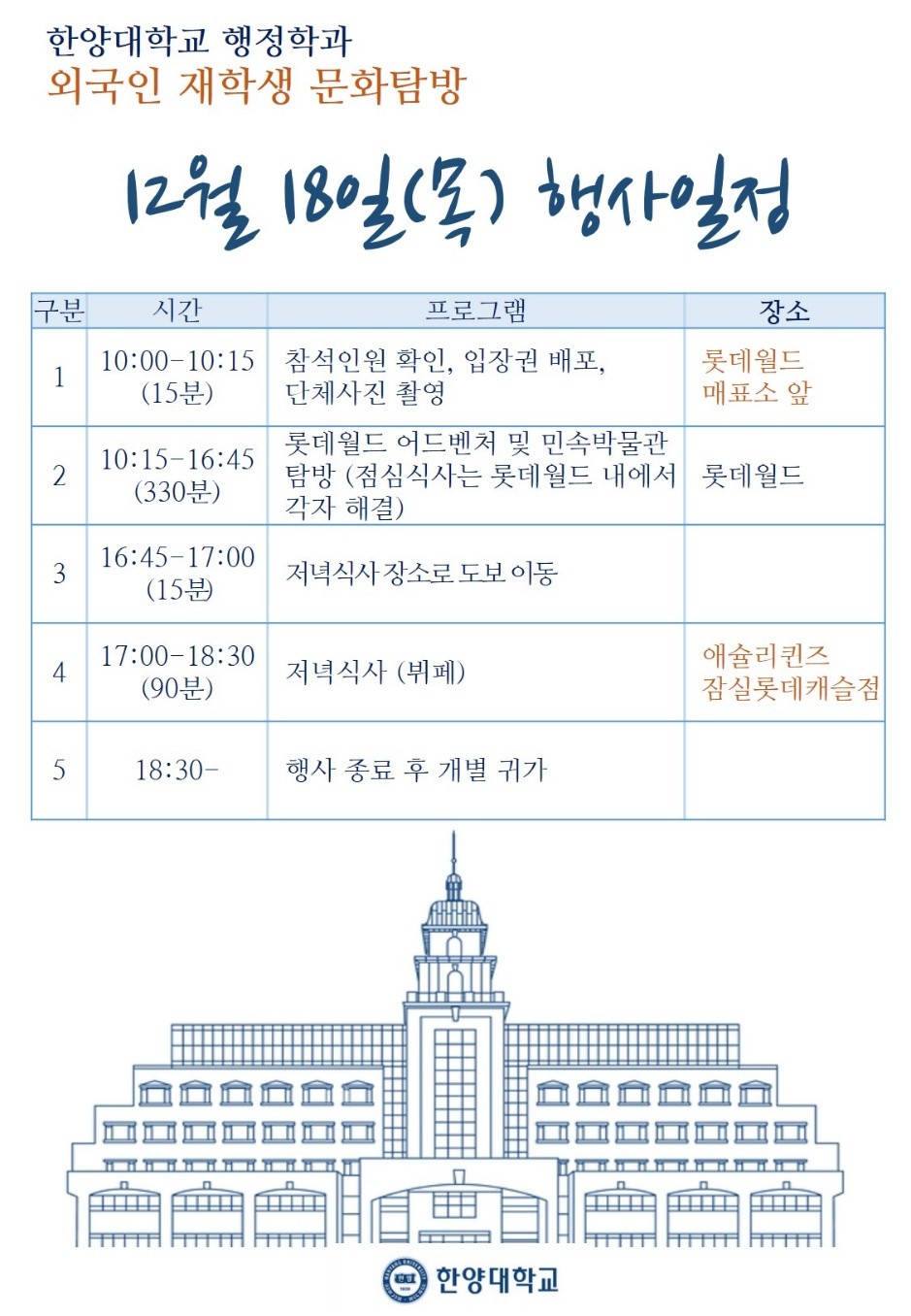 외국인 재학생 문화탐방 사진9